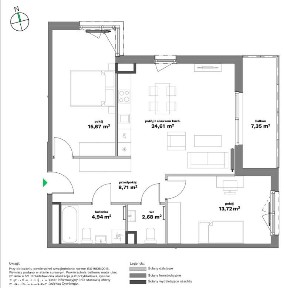 3 pokoje 70m2 stan deweloperski Bronowice Wielkie