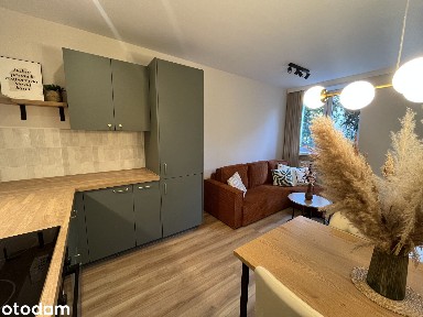 34 m² | Grzegórzki | 2 pokoje | balkon | ogród | bardzo ciche i jasne
