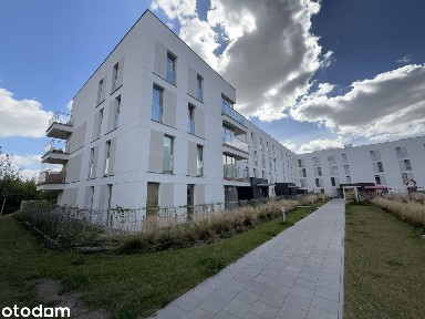 Nowe 2 pokoje 33 m² + balkon w widokiem, garaż i komórka, bez prowizji