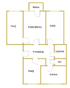 4 pokoje Lsm, os. Prusa, bez piecyka
