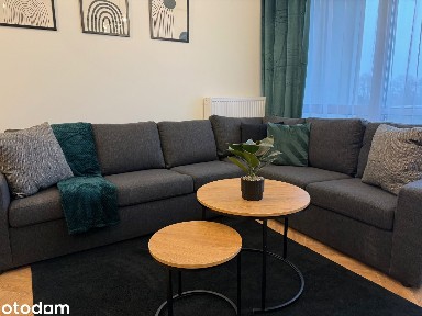 Słoneczne 2 pokoje (43 m²) z OGROMNYM tarasem|Nowe budownictwo,Os.Sady