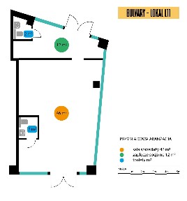 LOKAL GASTRONOMICZNY 61,9 m² | BULVARY | CENTRUM WROCŁAWIA