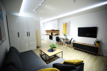 Nowoczesna kawalerka 29 m² | Angel City | ul. Walońska | Wrocław, SPA & GYM w cenie najmu!