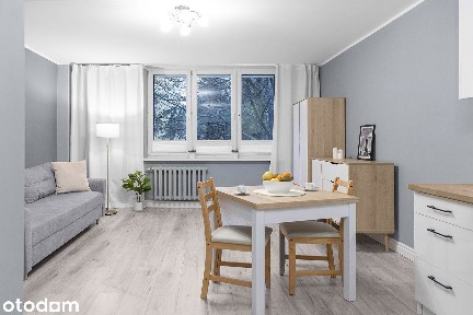 Nowoczesna, jasna kawalerka na Mokotowie | Bełska 8