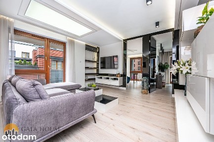 Nowoczesny loft, taras 40 m2, PORT PRASKI