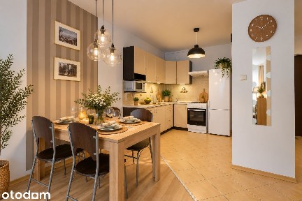 Naturalny klimat, jasne wnętrze z balkonem| 2 pokoje | Aluzyjna|44 m²