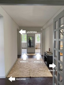 Mieszkanie w centrum, 80m2, I pięto domu jednorodzinnego, 3 niezależne pokoje / ogrzewanie w cenie