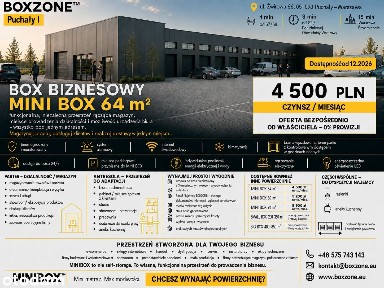 Mały magazyn z biurem | Box biznesowy | Warszawa