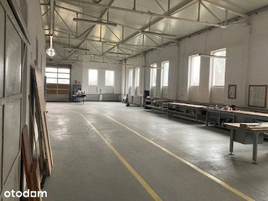 Hala 1800m2, magazyny 1300 m2, biuro 200 m2, działka inwestycyjna 2 ha