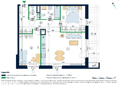 Nowe 3 pokoje na Ratajach| 65,23 m² | loggia 10,68 m² | 1. piętro