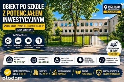 Obiekt pod DPS lub rehabilitację | 9181 m²