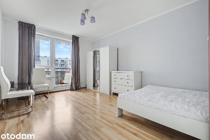 TOP! 2 oddzielne pokoje z balkonem/Marina Mokotów.