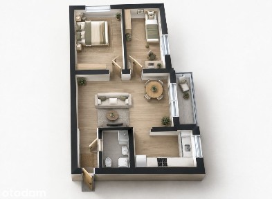 3 pokoje po remoncie*balkon*winda*Karolew