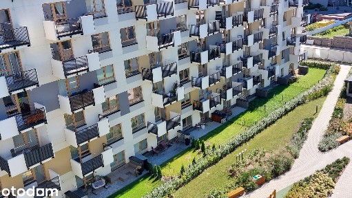 Nowy 2 pokojowy apartament 42,6m2 z ogródkiem 26m2