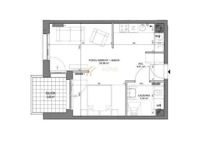 39,71 m² | Balkon | Blisko Starego Miasta