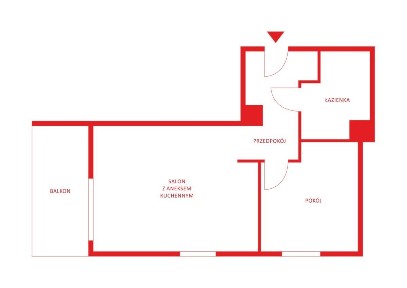 2 pokoje | 40,54 m² | balkon | Osiedle Kasztanowe