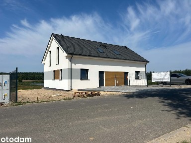 Nowoczesny dom z ogrodem oraz pompa ciepła Potrzanowo gm. Skoki