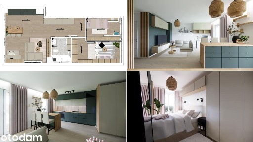 3 pokoje z ogródkiem 50 m² | 54 m² | miejsce postojowe