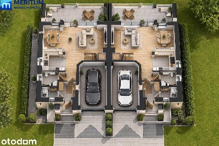 Nowoczesny dom bliźniak 136 m² z ogrodem blisko Warszawy