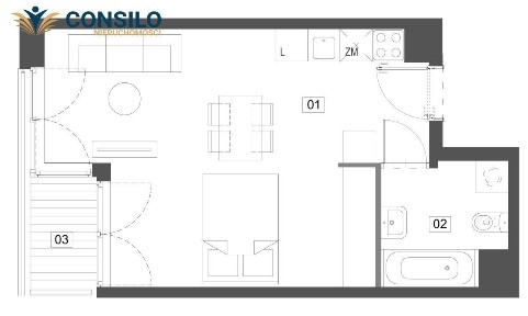 Ślusarska | 33,89 m² + loggia | Nowa inwestycja na