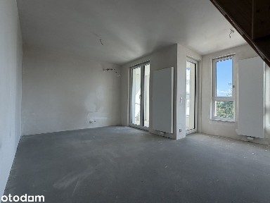 Mieszkanie jak dom na start. 60 m2, dwa piętra i sypialnia z garderobą