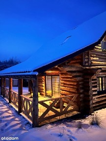 Dom z bala styl modern chalet 90m2
