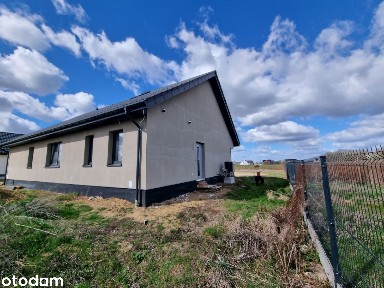 Nowy, własny dom parterowy dom 137 m², bezpośrednio działka 1098 m²