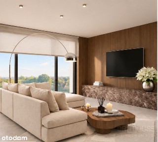 Jednopoziomowy apartament z dużym tarasem