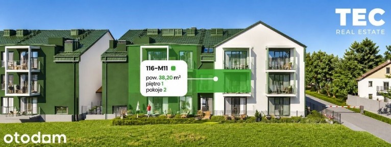 2 pokojowe rynek pierwotny ul. Łokietka