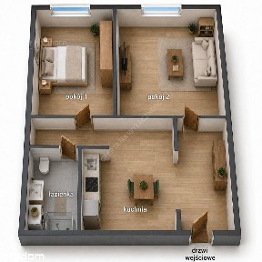 2 pokoje przy Bronowickiej | 36 m² | do aranżacji