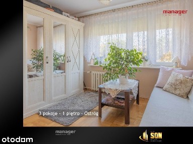 3 pokoje - 1 piętro - Ostróg