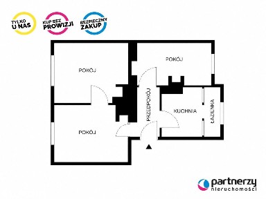 3 pokoje z ogrodem 83 m² i miejscem parkingowym -