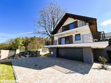 Dom wolnostojący z garażem na obrzeżach Krakowa działka widokowa 179m2