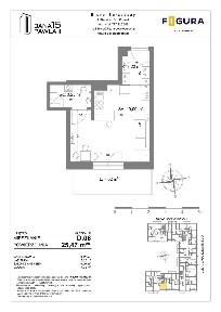 Nowa kawalerka z loggią -25m2 - ogrzewanie podłogowe, winda