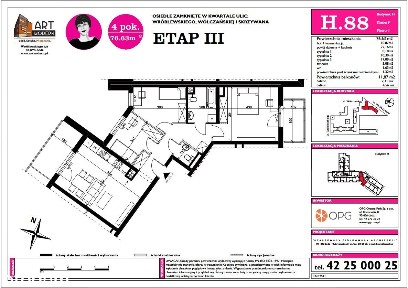 4 pokoje, 2 balkony, II piętro, blisko Centrum - oddane do użytku 2025