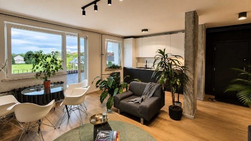 61m2 INDUSTRIALNE Nowoczesne Mieszkanie po generalnym remoncie - balkon, piwnica
