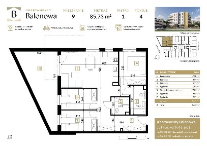 4-pokojowe mieszkanie 85m2 + taras Bez Pośredników