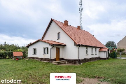 Dom wolnostojący na działce 7900 m2 w Słodkowie.