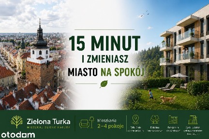 Przestronne 4 pokoje z balkonem | Zielona Turka, Lublin 15 min