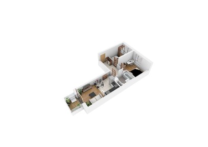 Promocja! Gotowe mieszkanie do przekazania 49 m2, 3 pokoje z aneksem