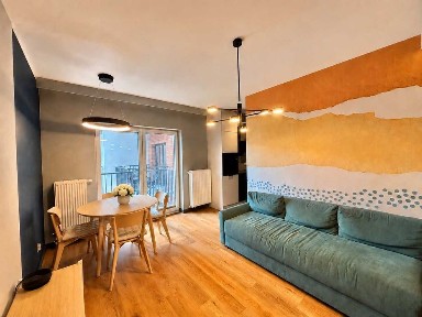 NOWE, 1 - pokojowe, jasne mieszkanie 33 m², Kraków, w dzielnicy Zabłocie - ul. Stanisława Klimeckiego 8A - 3000 zł