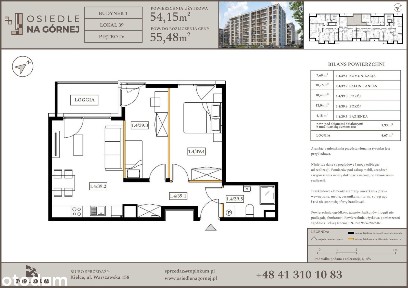 3-pokojowe mieszkanie 63m2 + balkon Bez Prowizji