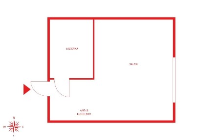 17 m² na Oruni - kawalerka idealna pod wynajem