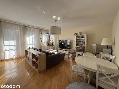 Saska Kępa | 78 m² | Narożne 3 pokoje | Balkon | G