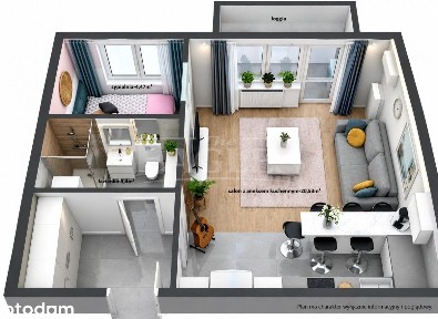 2-pokojowe mieszkanie 32 m²|Po generalnym remoncie