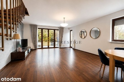 Dwupoziomowy apartament z ogródkiem Wilanów*Garaż