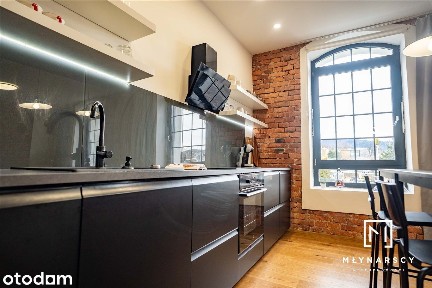 Dwupoziomowe mieszkanie 92 m² Manufaktura Grossa