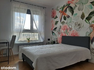 Eleganckie, słoneczne mieszkanie 2 pokoje +garderoba