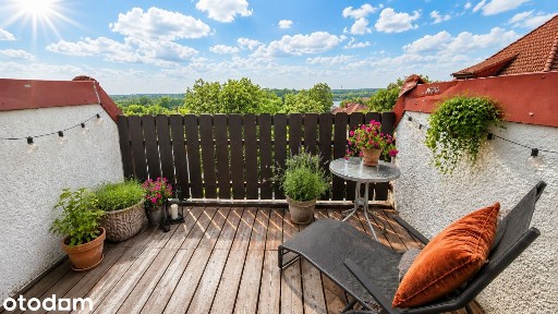 Wyjątkowe 52m2, 2 pokoje sauna taras 20m2 widok Rybaki blisko starówki