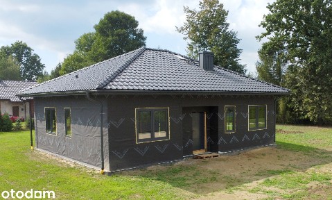 Nowy energooszczędny dom parterowy 90 m² | Stan deweloperski